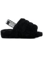 Ugg Australia Fluff Yeah Slingback Sandals - Black