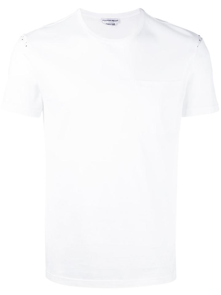Alexander Mcqueen - Chest Pocket T-shirt - Men - Cotton - Xl, White, Cotton
