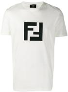 Fendi Ff Logo Patch T-shirt - White
