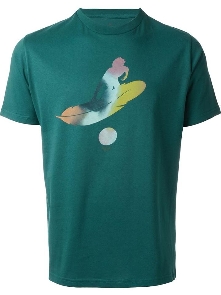 Paul Smith Red Ear Surfer T-shirt, Men's, Size: Xl, Green, Cotton