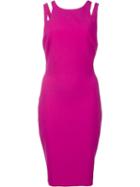Likely Shoulders Detailing Fitted Dress, Women's, Size: 10, Pink/purple, Polyester/rayon/spandex/elastane
