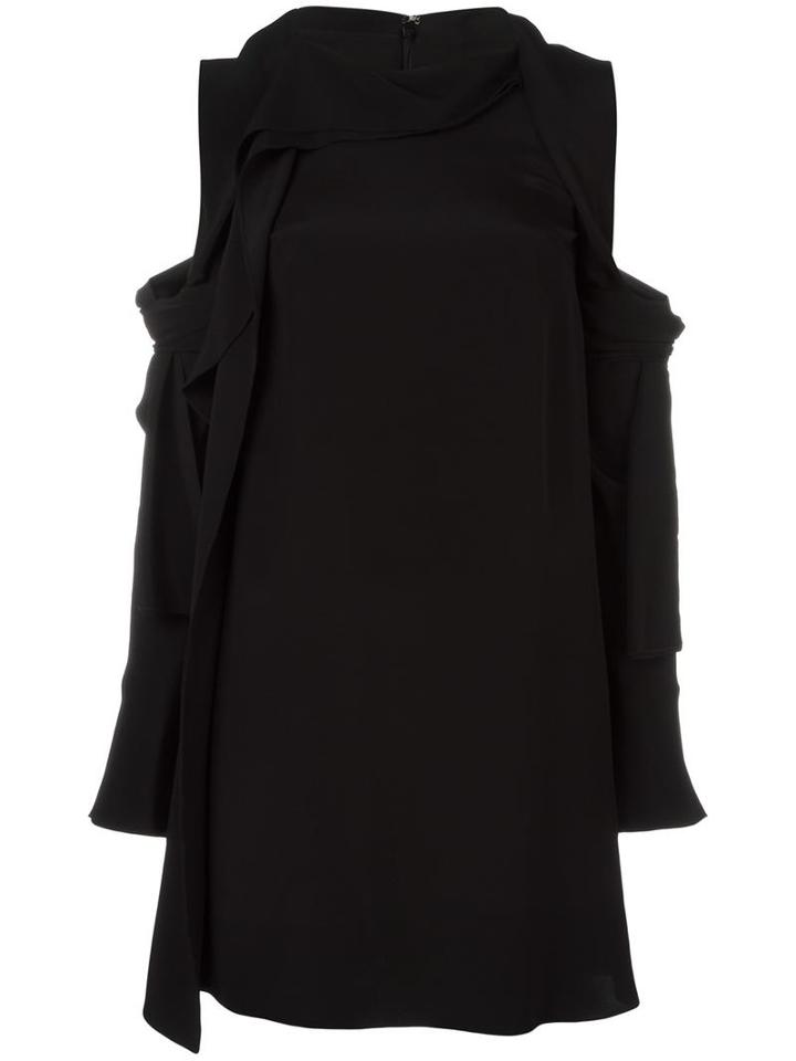 3.1 Phillip Lim Cold Shoulder Dress, Women's, Size: 6, Black, Silk
