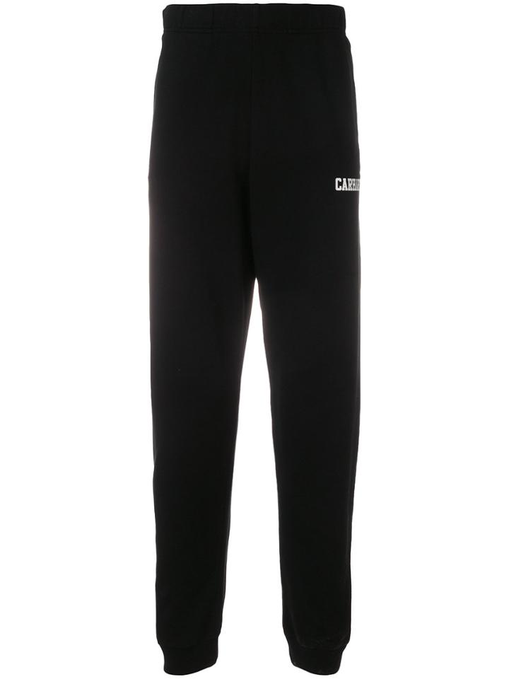 Carhartt Logo Print Track Pants - Black