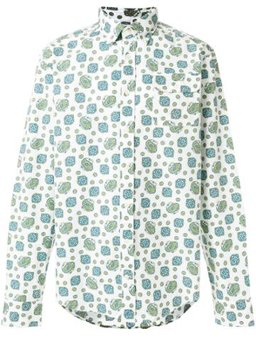 Gant By Michael Bastian Paisley Poplin Shirt - White