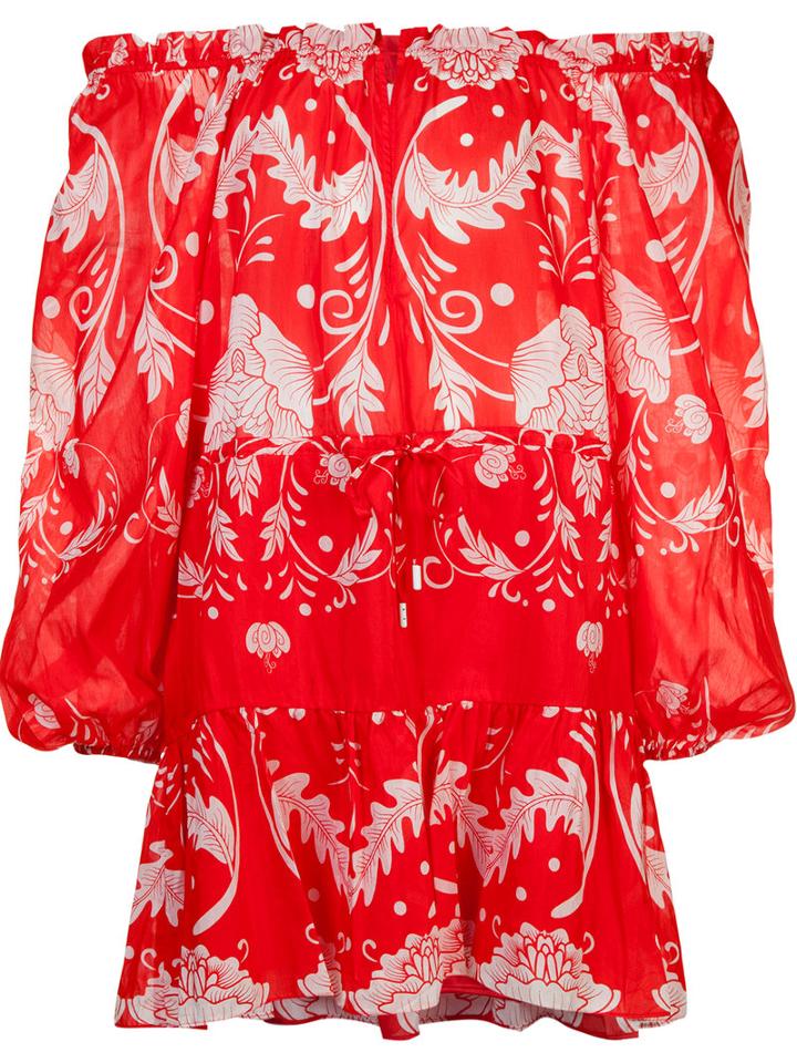Alice Mccall Can't Do Without You Mini Dress, Women's, Size: 12, Red, Polyester/silk/cotton