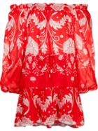 Alice Mccall Can't Do Without You Mini Dress, Women's, Size: 12, Red, Polyester/silk/cotton
