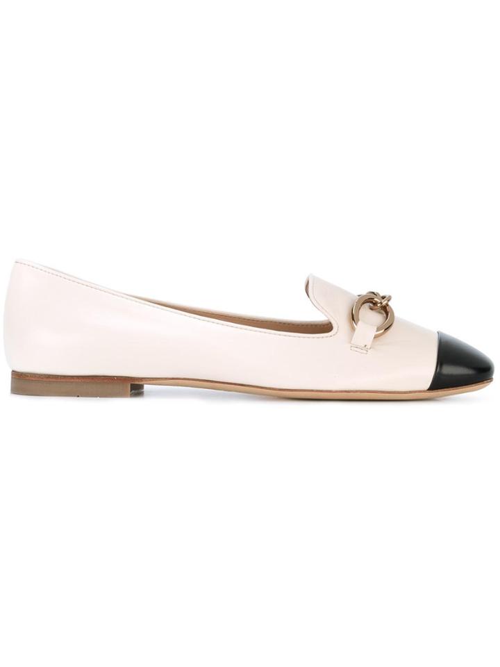 Tod's Bicolour Ballerinas - Nude & Neutrals