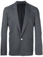 E. Tautz One Button Blazer, Men's, Size: 36, Blue, Wool/viscose