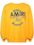 Amiri 'golden Guardians' Sweater - Yellow