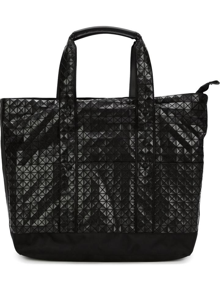 Bao Bao Issey Miyake Large Weekender Tote, Adult Unisex, Black, Polyurethane