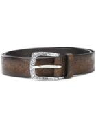 Orciani Perforated Western Belt - Brown