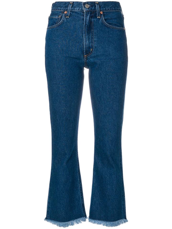 Citizens Of Humanity Estrella Cropped Jeans - Blue