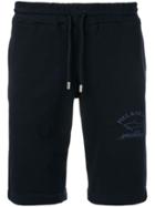 Paul & Shark Drawstring Track Shorts - Blue