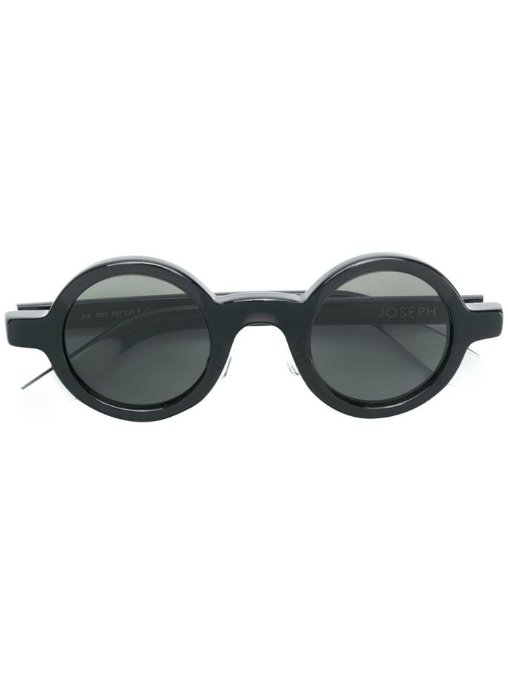 Joseph Round Sunglasses - Black