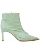 Tibi Cato Ankle Boots - Green