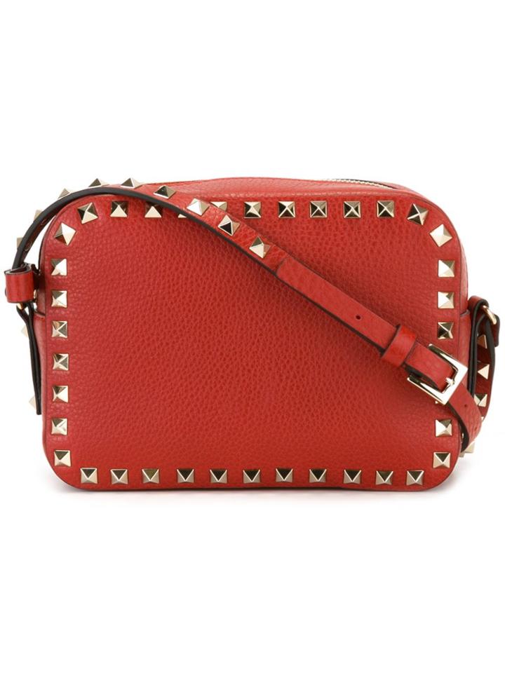 Valentino Valentino Garavani Rockstud Crossbody Bag - Red