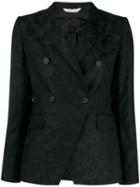 Tonello Fitted Double-breasted Blazer - Black