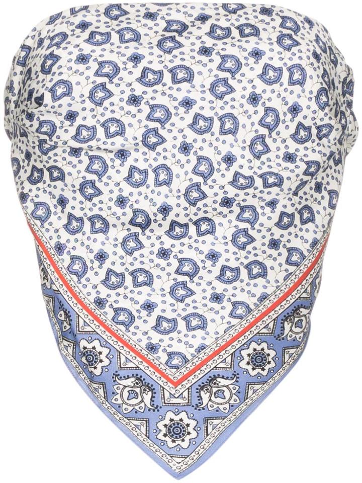 Chloé Bandana Print Top - Blue