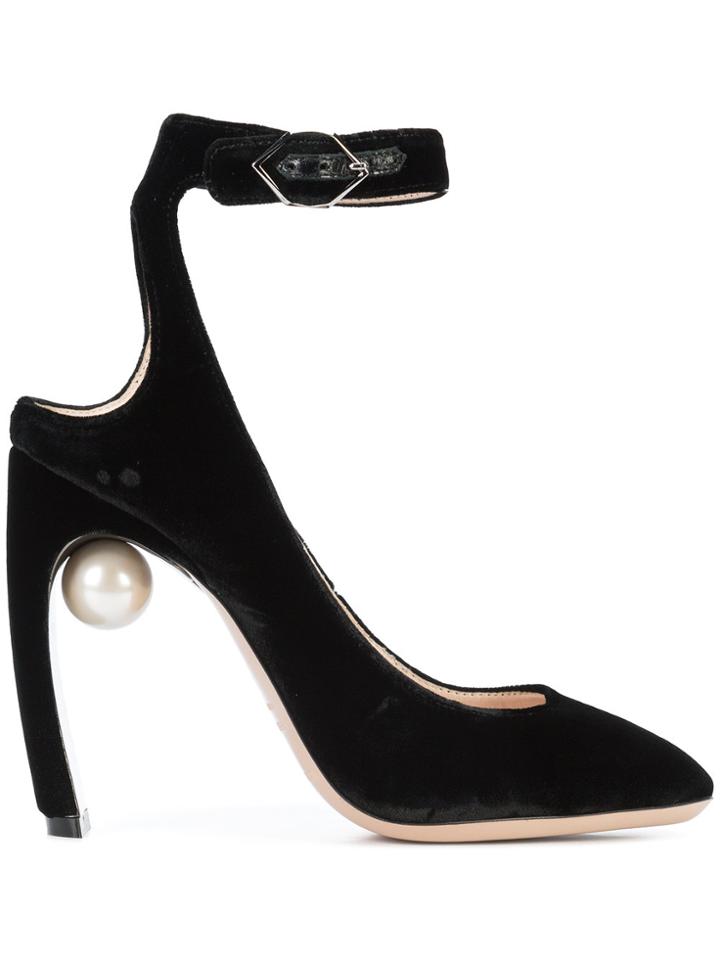 Nicholas Kirkwood 105mm Lola Pearl Pumps - Black