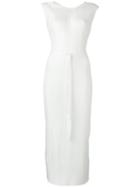 Christian Wijnants - Sleeveless Pleated Dress - Women - Polyester - 38, Women's, White, Polyester