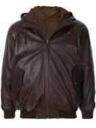 Issey Miyake Pre-owned 1980's Sport Line Drawstring Leather Jacket -