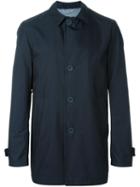 Herno Button Jacket, Men's, Size: 56, Blue, Cotton/polyamide/polyester/modal