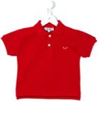 Comme Des Garçons Play Kids Heart Logo Polo Shirt, Boy's, Size: 6 Yrs, Red