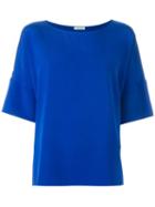 P.a.r.o.s.h. Sechiny T-shirt, Women's, Blue, Silk/spandex/elastane