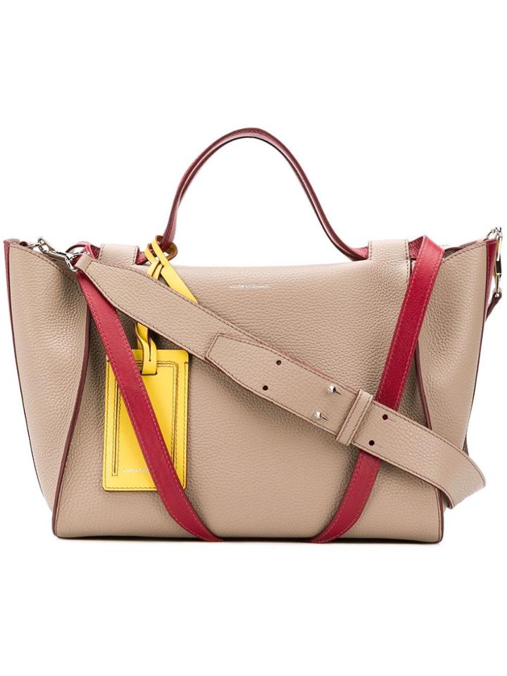 Elena Ghisellini Straps Tote Bag - Nude & Neutrals