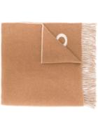Polo Ralph Lauren Logo Print Oversized Scarf - Neutrals
