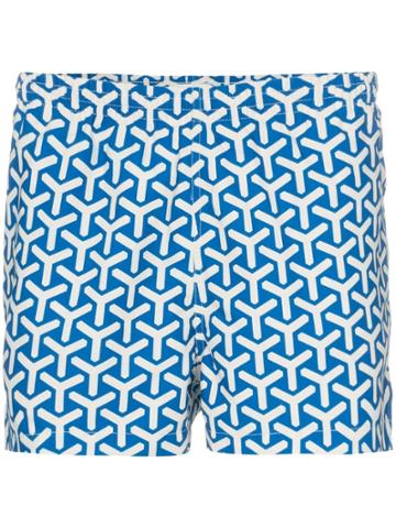 Timo Trunks Timo Prnt Drws Swm Trnks Blu - Blue