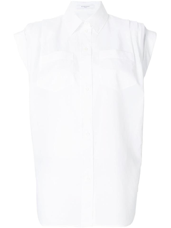 Givenchy Structured Shoulder Shirt - White