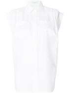 Givenchy Structured Shoulder Shirt - White