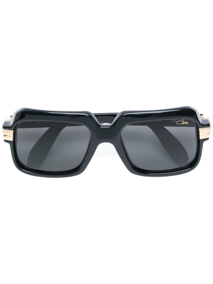 Cazal Square Shaped Aviator Sunglasses - Black