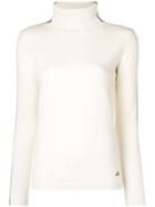 Bella Freud Silver Glitter Embellished Sweater - White