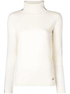 Bella Freud Silver Glitter Embellished Sweater - White