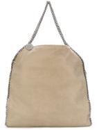 Stella Mccartney - Large Falabella Tote - Women - Polyester/metal - One Size, Nude/neutrals, Polyester/metal