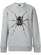 Lanvin Spider Sweatshirt, Men's, Size: Medium, Grey, Cotton