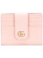 Gucci Gg Marmont Cardholder - Pink & Purple