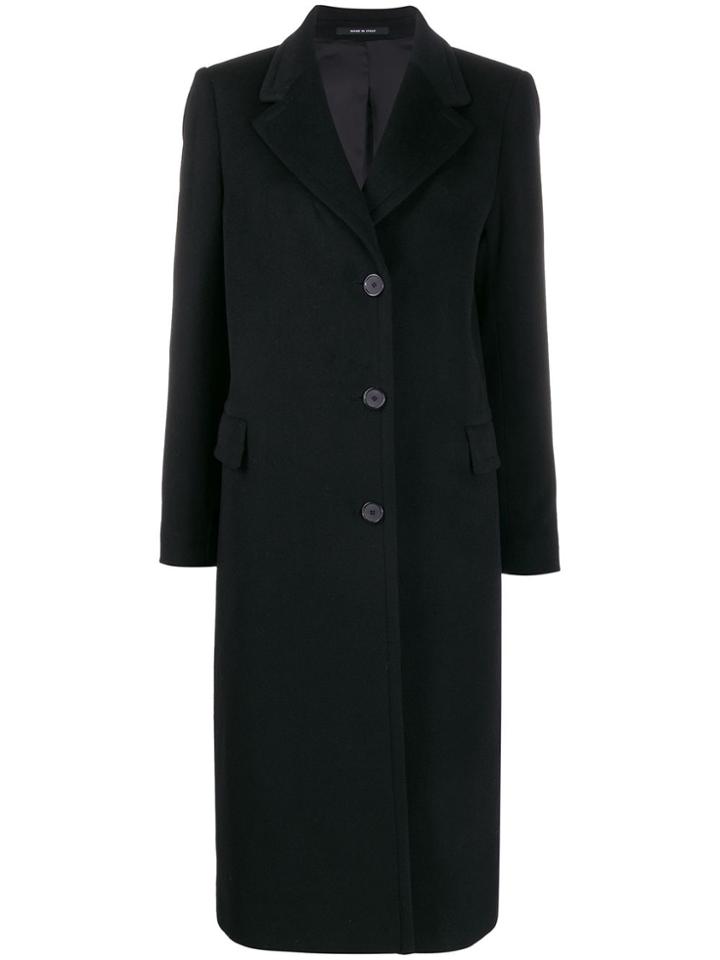 Tagliatore Charlene Single-breasted Coat - Black