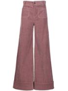 Roberto Collina High-waisted Flared Trousers - Pink