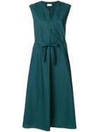 Lemaire Belted Flared Dress - Green