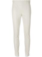 Twin-set Side Stripe Skinny Trousers, Women's, Size: Medium, Nude/neutrals, Polyester/polyurethane Resin