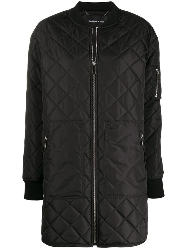 Barbara Bui Quilted Bomber Jacket - Black