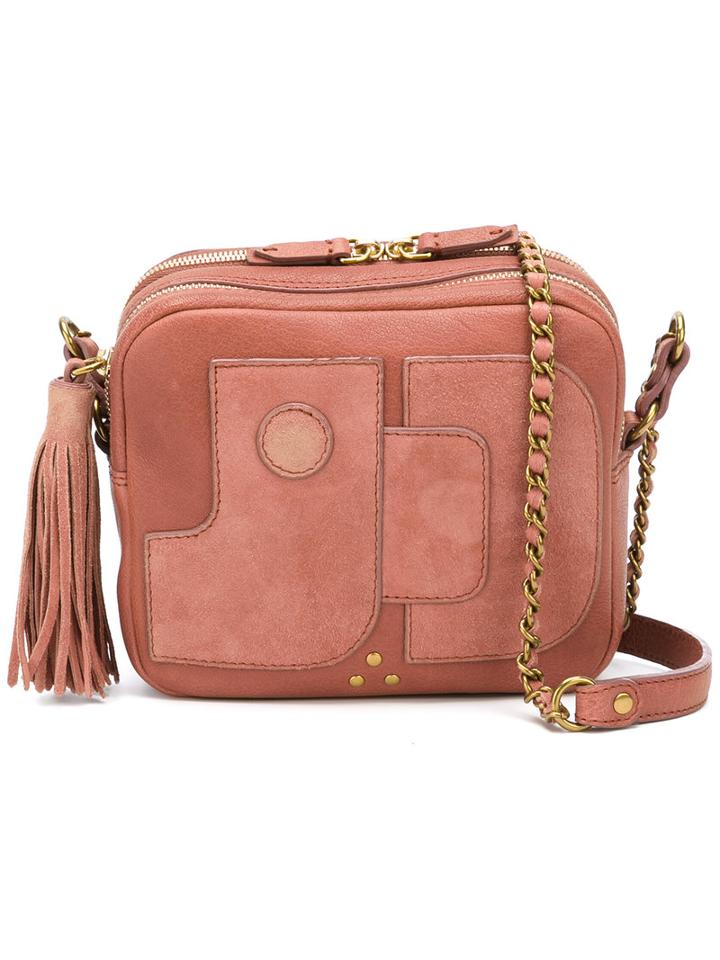 Jérôme Dreyfuss Pascal Crossbody Bag, Women's, Pink/purple, Leather
