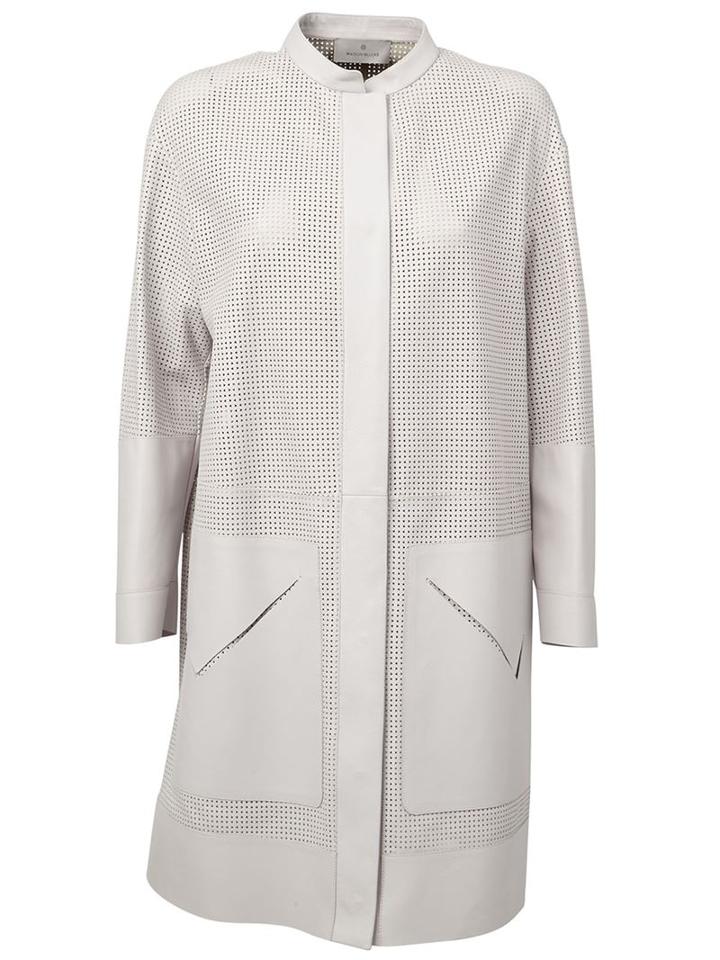 Maison Ullens Perforated Midi Coat