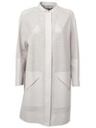 Maison Ullens Perforated Midi Coat