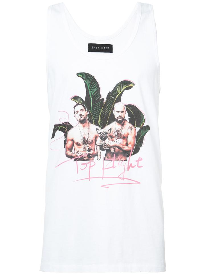 Baja East - Printed Tank Top - Men - Supima Cotton - 3, White, Supima Cotton