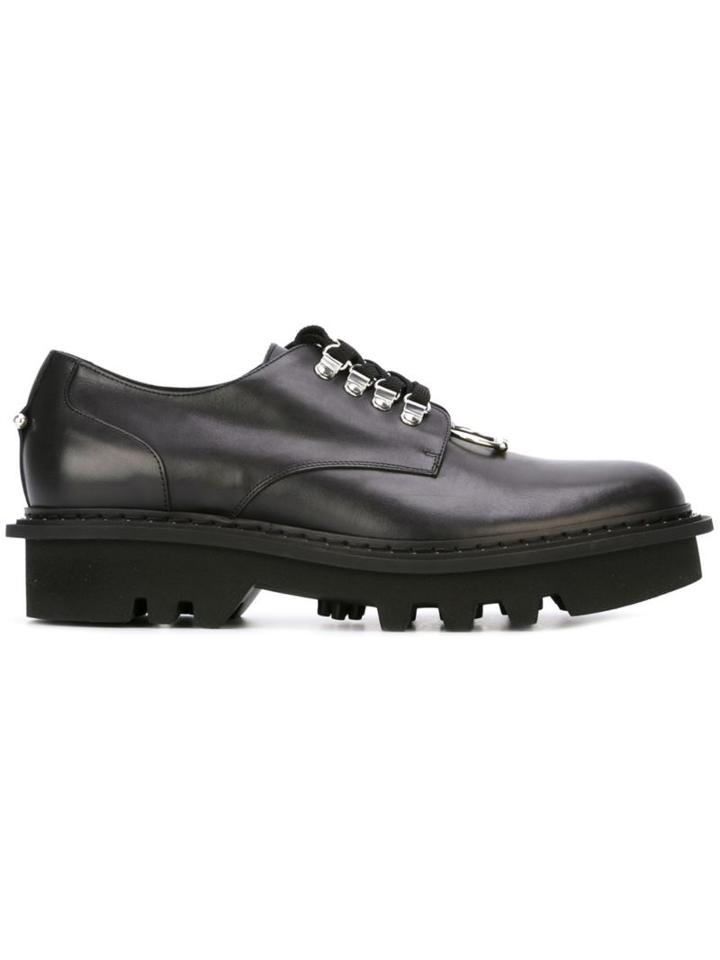 Neil Barrett Piercing Detail Lace-up Shoes