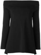Solace 'frida' Backless Blouse, Women's, Size: 10, Black, Polyamide/spandex/elastane/viscose